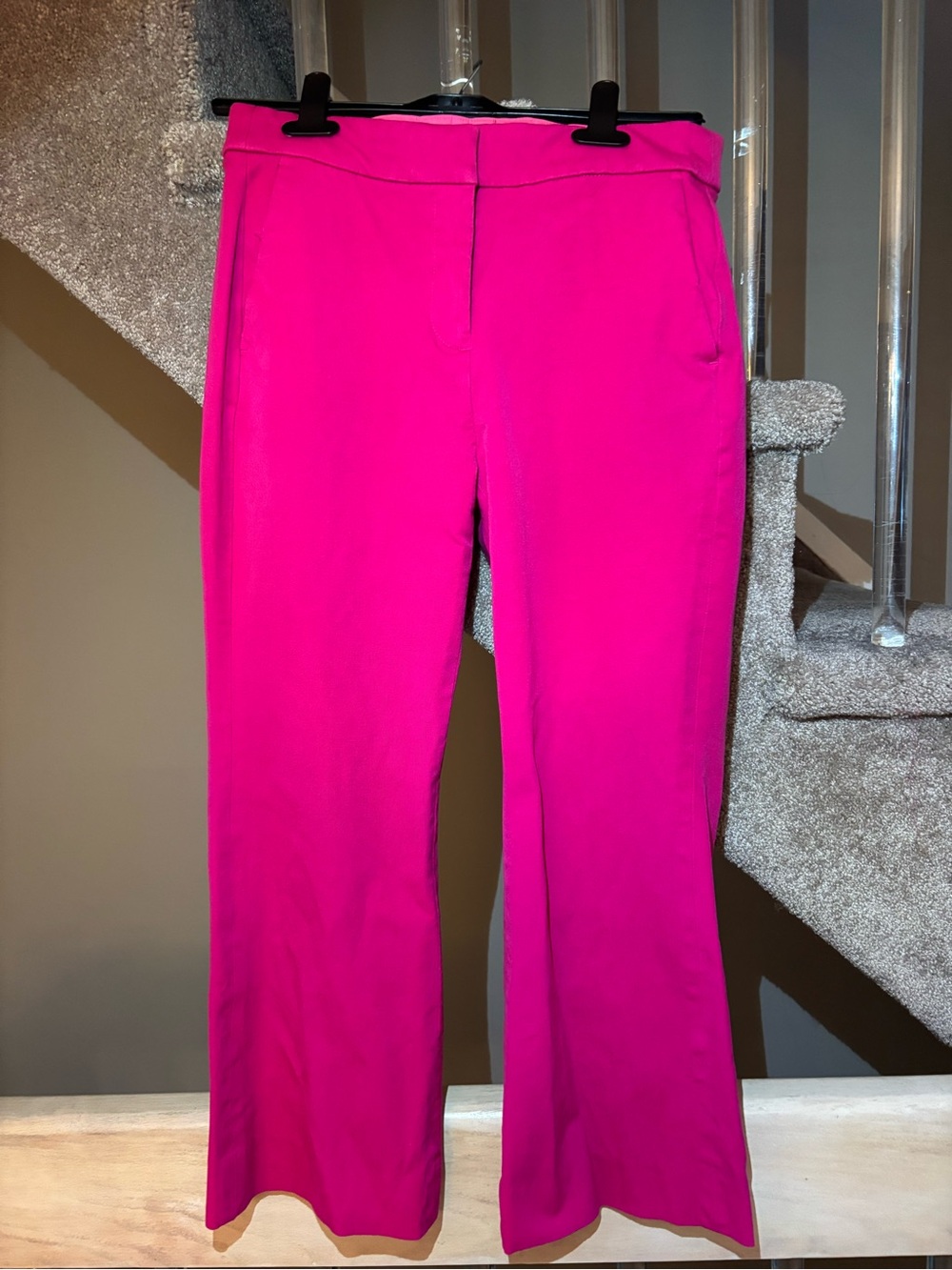 J. Crew Vibrant Hot Pink Bootcut Ponte Pants